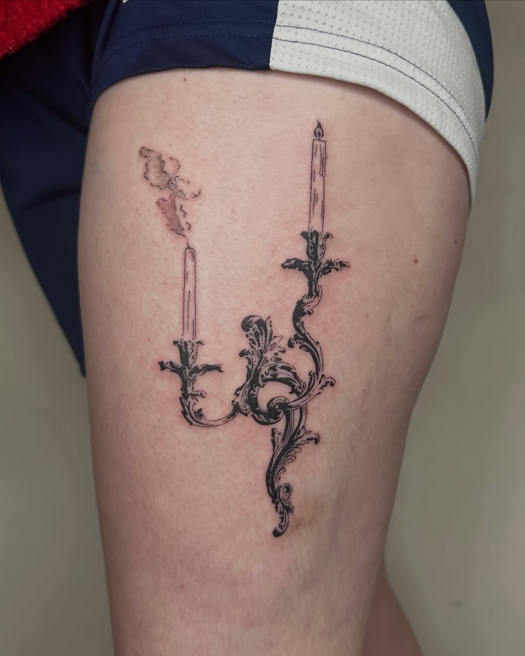 Tattoo by @silly.tatty — fine_line, black_and_grey