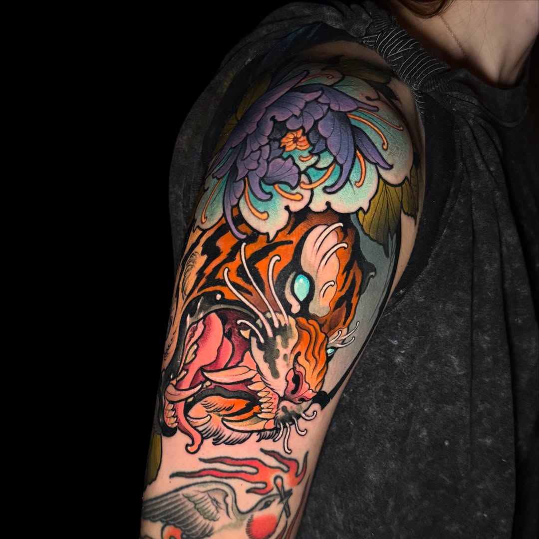 Tattoo by @chance_tattoos — japanese_irezumi, neo_traditional