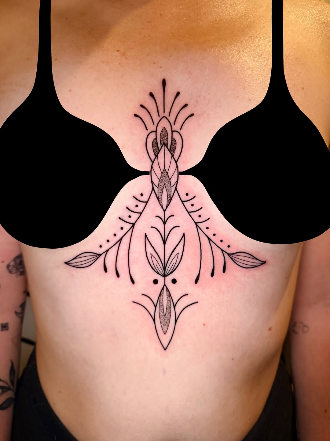 Tattoo by @staytruetat2 — fine_line, ornamental