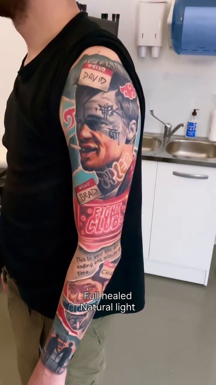 Tattoo by @vono.tattooer — realism, trash_polka