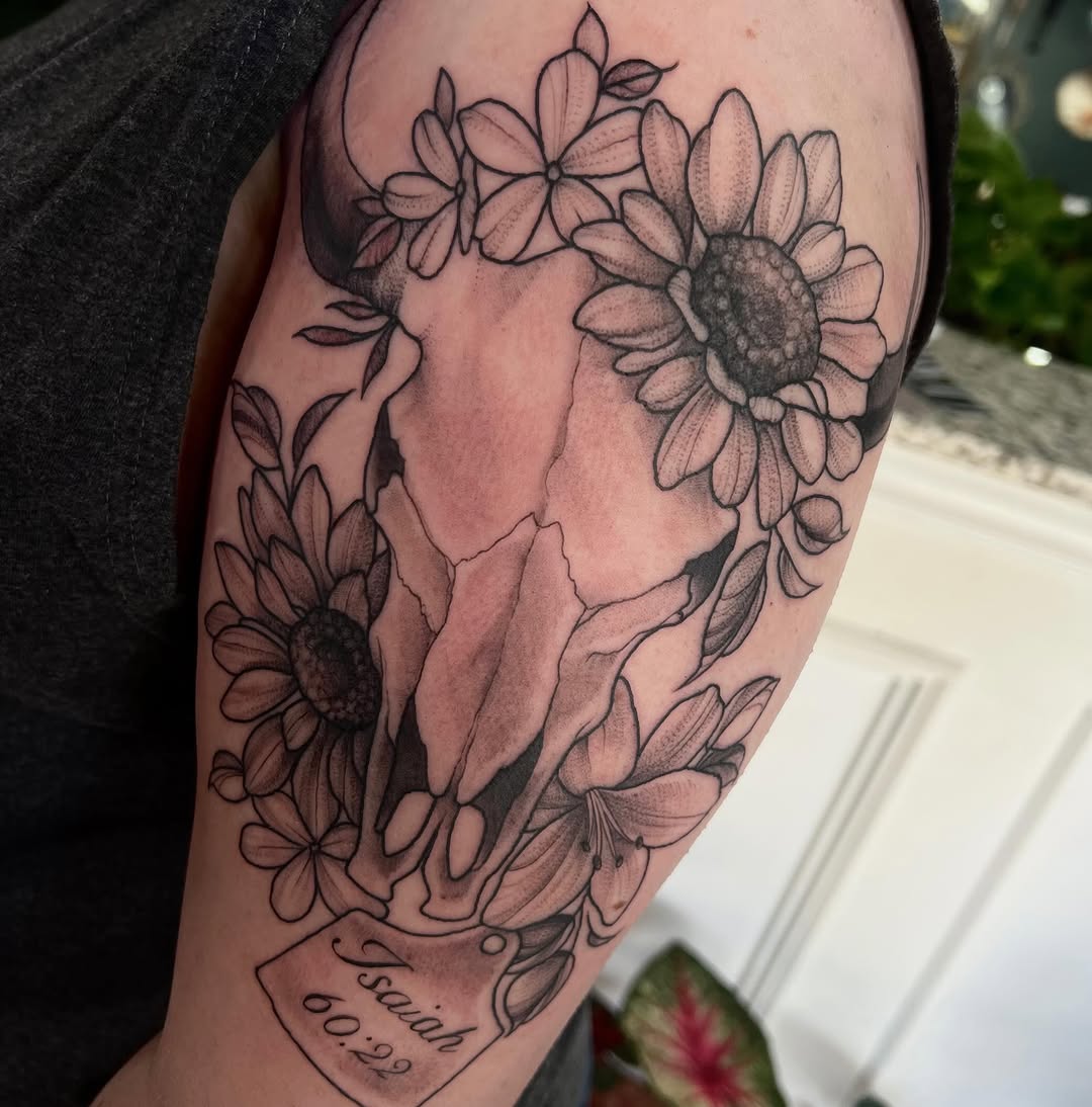 Tattoo by @salem.roth β black_and_grey, realism