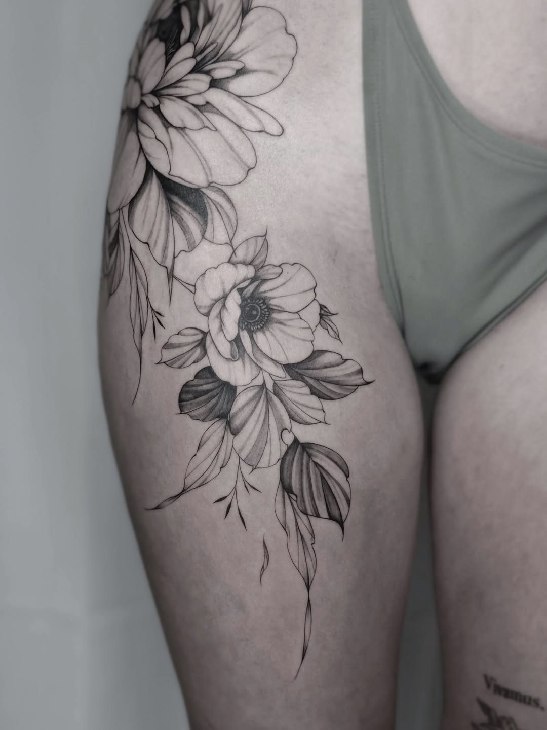 Tattoo by @alanis.ink — fine_line, black_and_grey