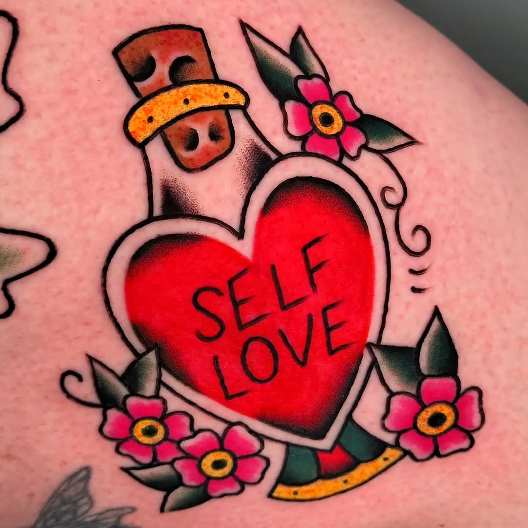 Tattoo by @pain_inks — american_traditional, lettering_script
