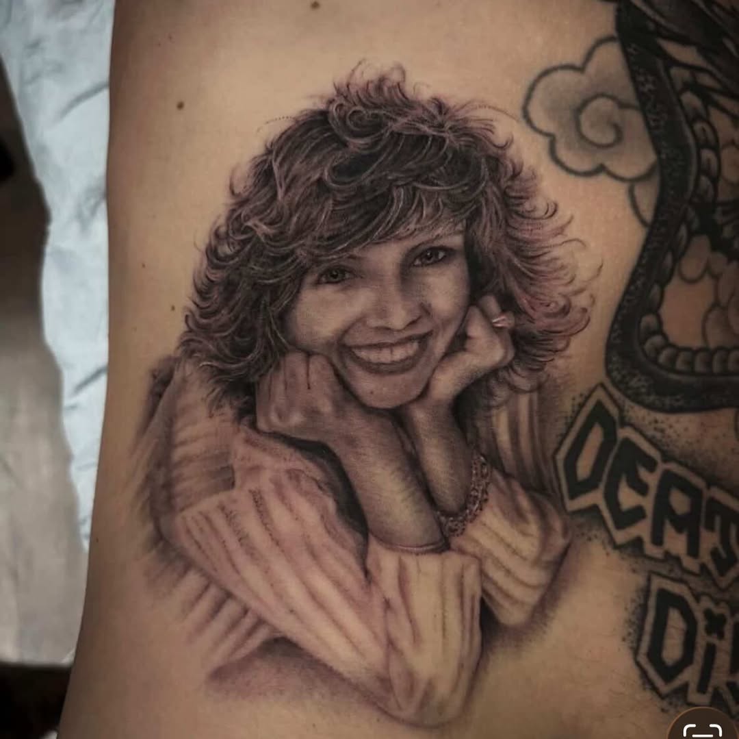 Tattoo by @patmosertattoos — realism, black_and_grey