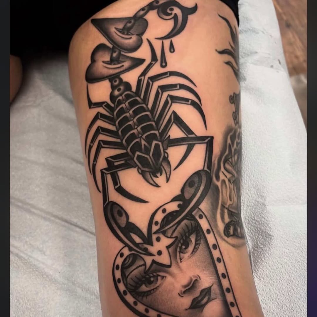 Tattoo by @patmosertattoos — american_traditional, black_and_grey