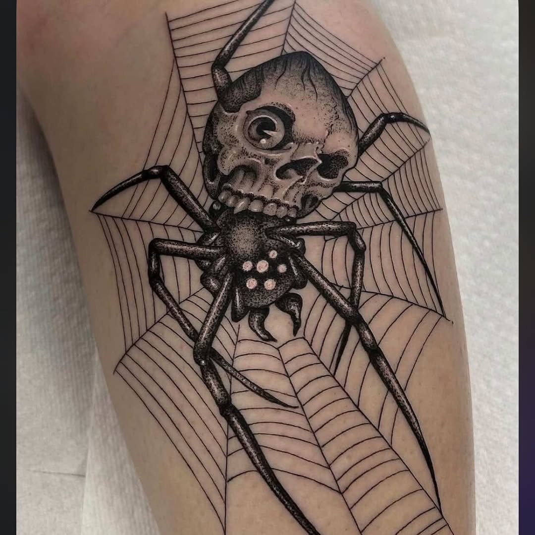 Tattoo by @patmosertattoos — black_and_grey, dark_realism