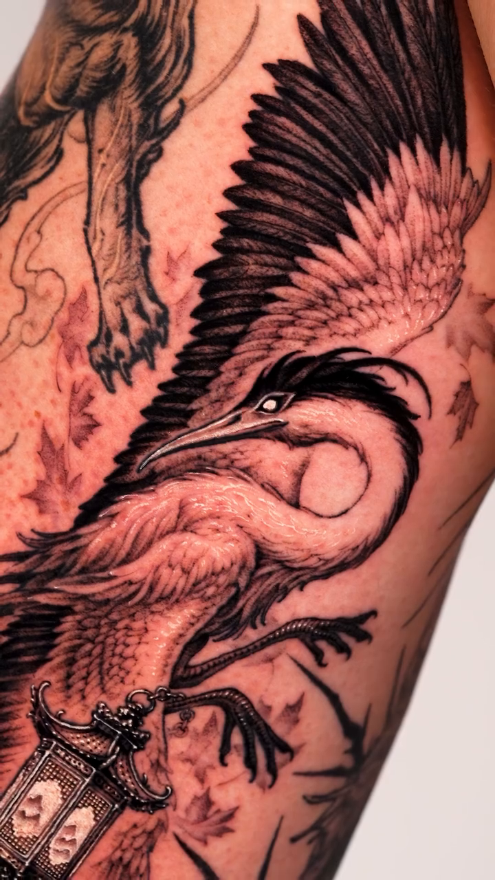 Tattoo by @tattooer_intat — japanese_irezumi, black_and_grey