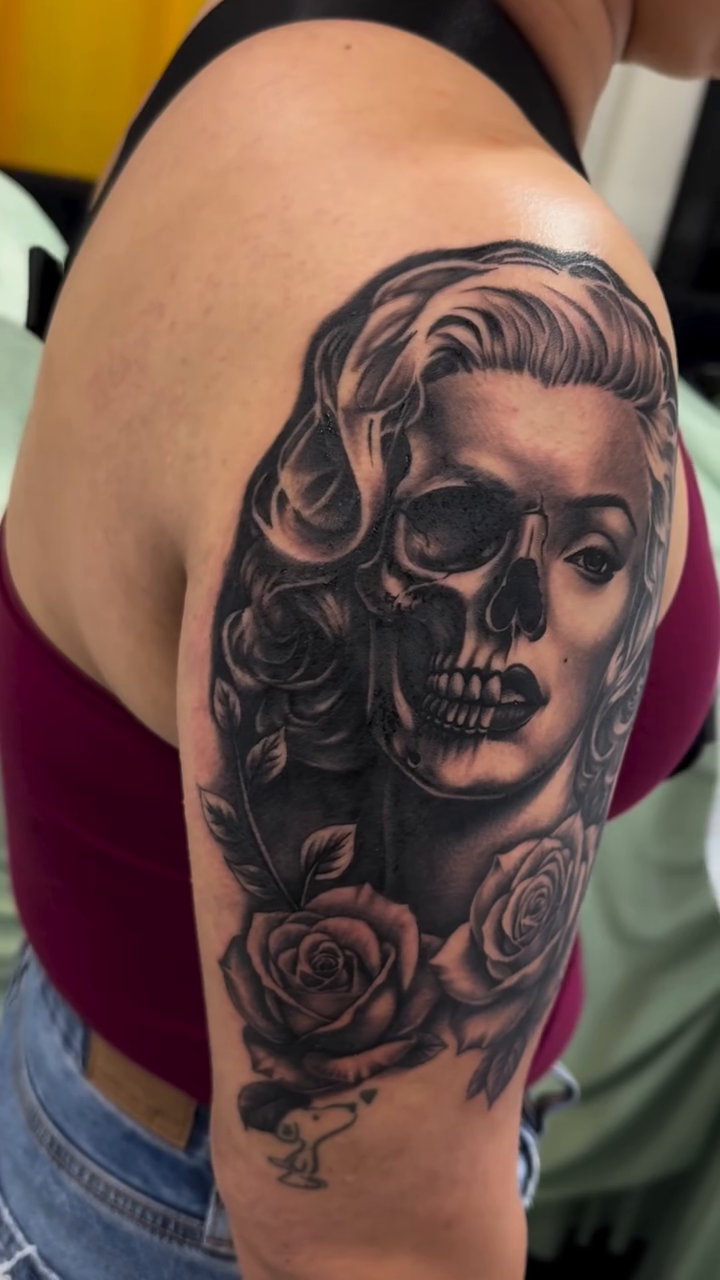 Tattoo by @q_tat2 — realism, dark_realism