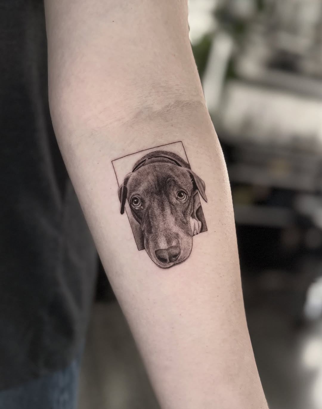 Tattoo by @tee.tattoo — realism, black_and_grey