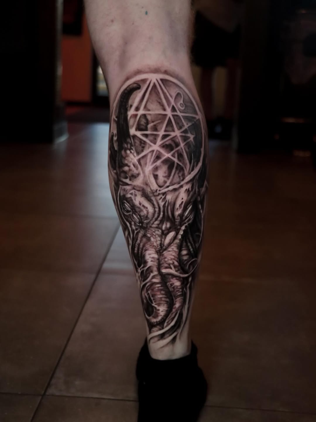 Tattoo by @alex_suarez303 — dark_realism, blackwork