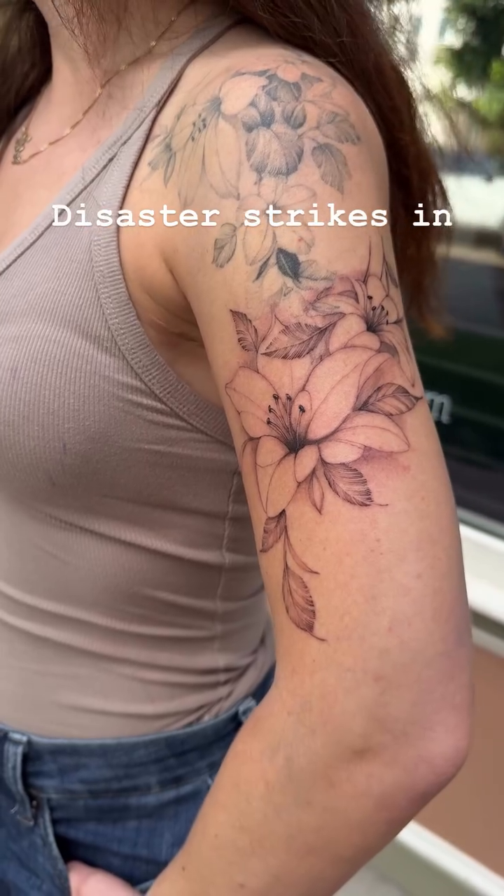 Tattoo by @gageturner.tattoo — fine_line, black_and_grey