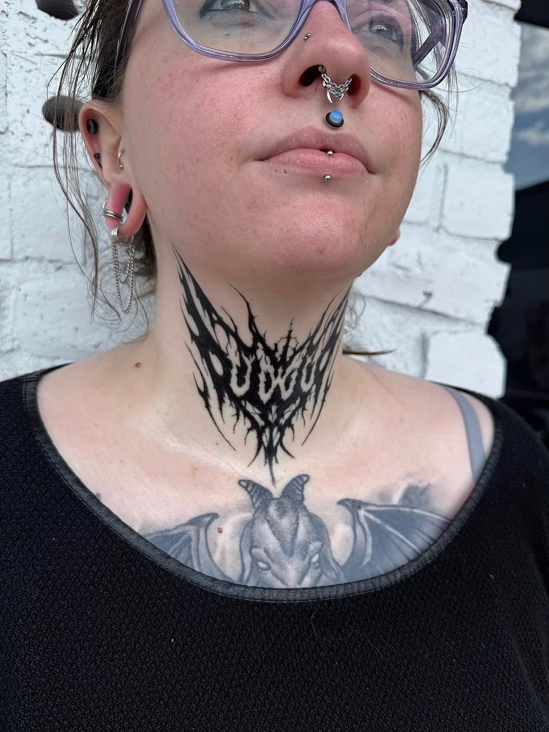 Tattoo by @call.me_d.addie — blackwork, lettering_script
