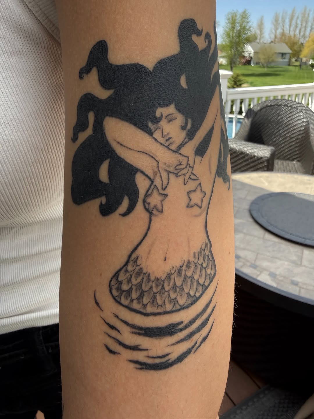 Tattoo by @artofmillion β blackwork