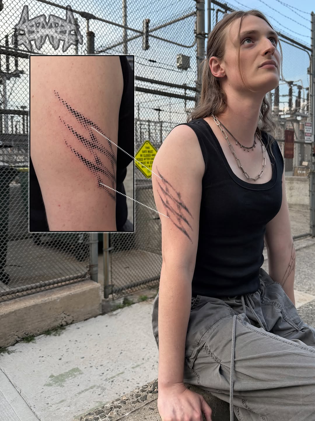 Tattoo by @harrykenchington — dotwork, geometric