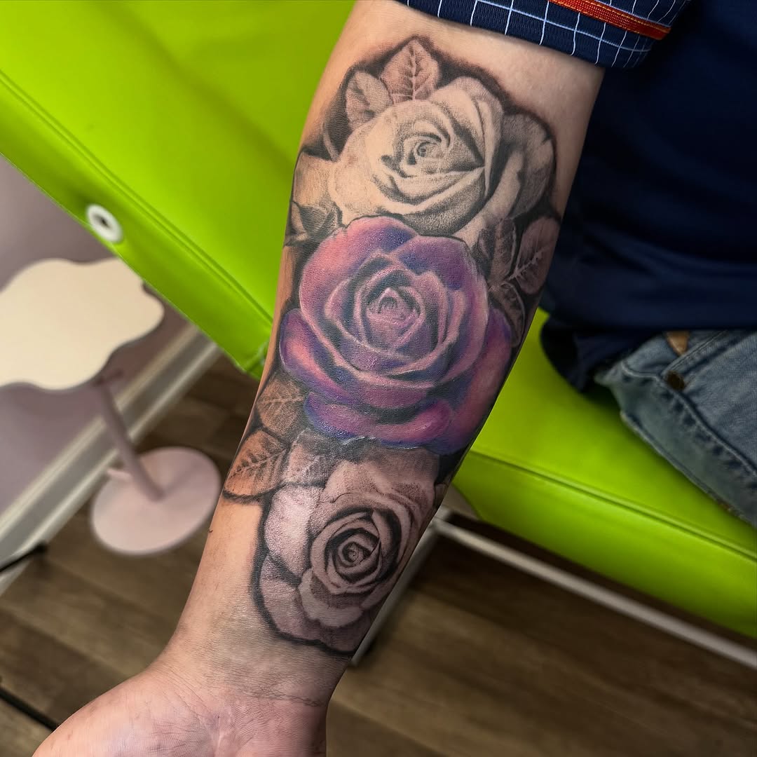 Tattoo by @zoe.eli.tattoo — realism, black_and_grey