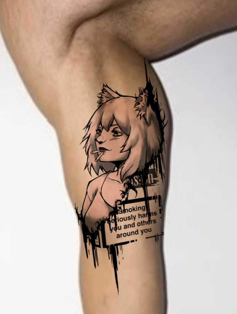 Tattoo by @marcisxo.ink β illustrative, lettering_script