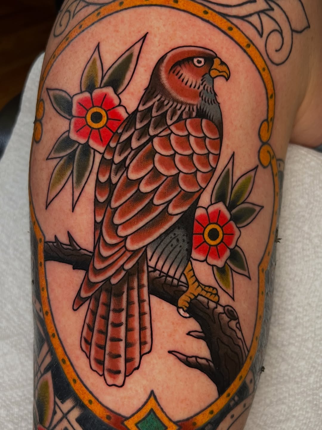 Tattoo by @peteherg — american_traditional