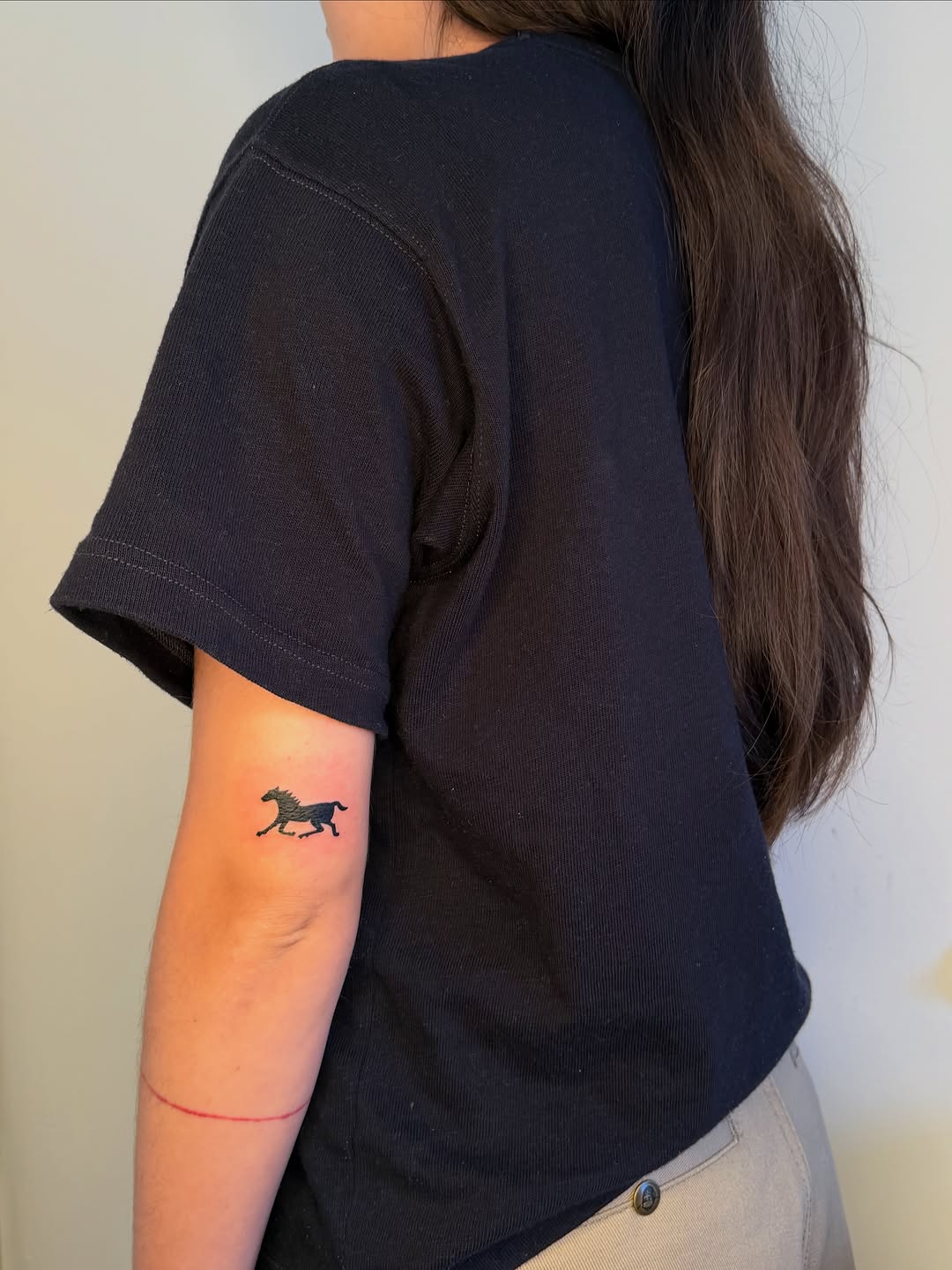 Tattoo by @sea___of___horses — blackwork, minimalist