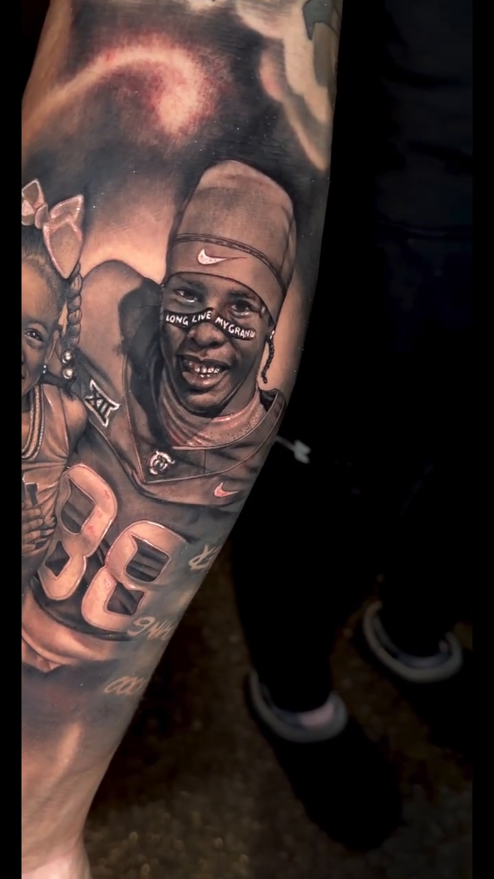 Tattoo by @leftycolbert_official — realism, black_and_grey