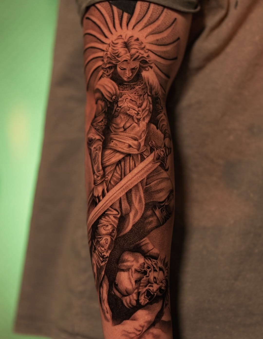 Tattoo by @jonlaflore — realism, black_and_grey