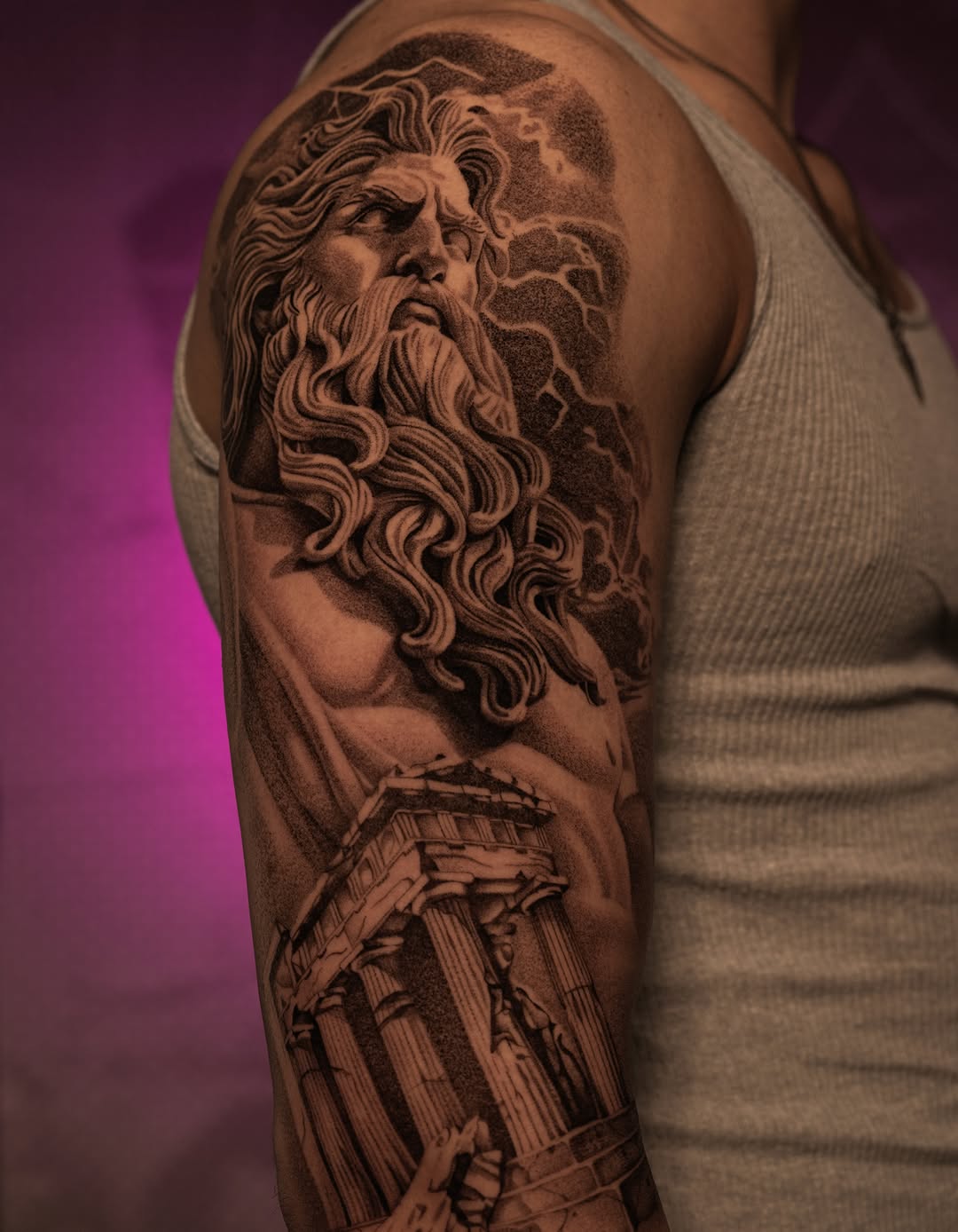 Tattoo by @jonlaflore — realism, black_and_grey