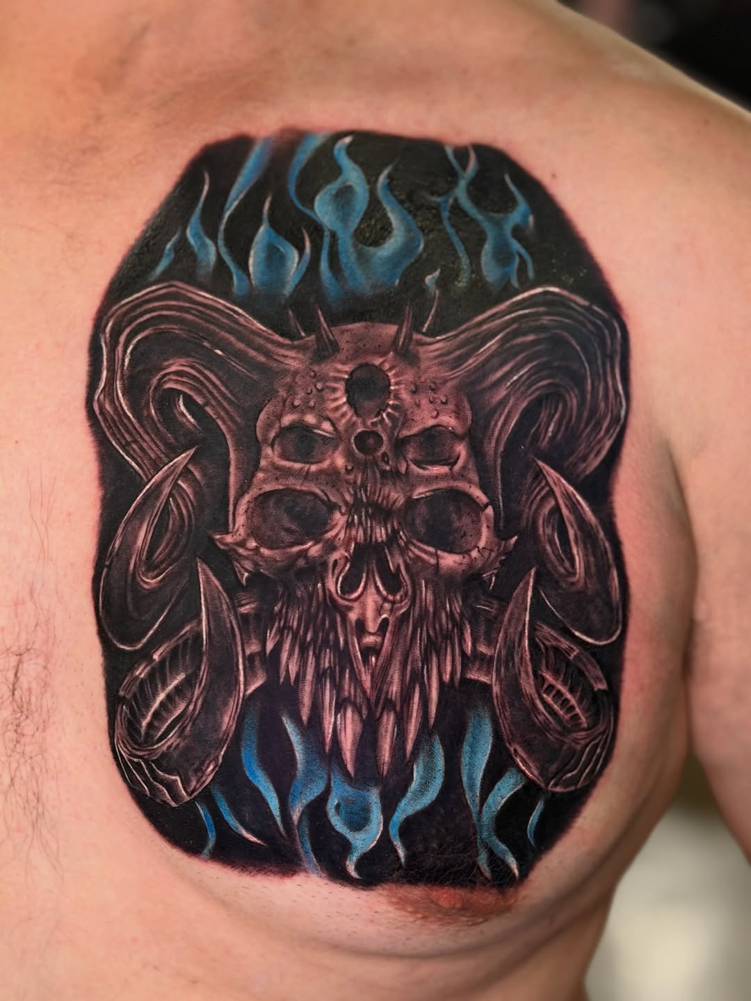 Tattoo by @tattoosbybatch — dark_realism, blackwork