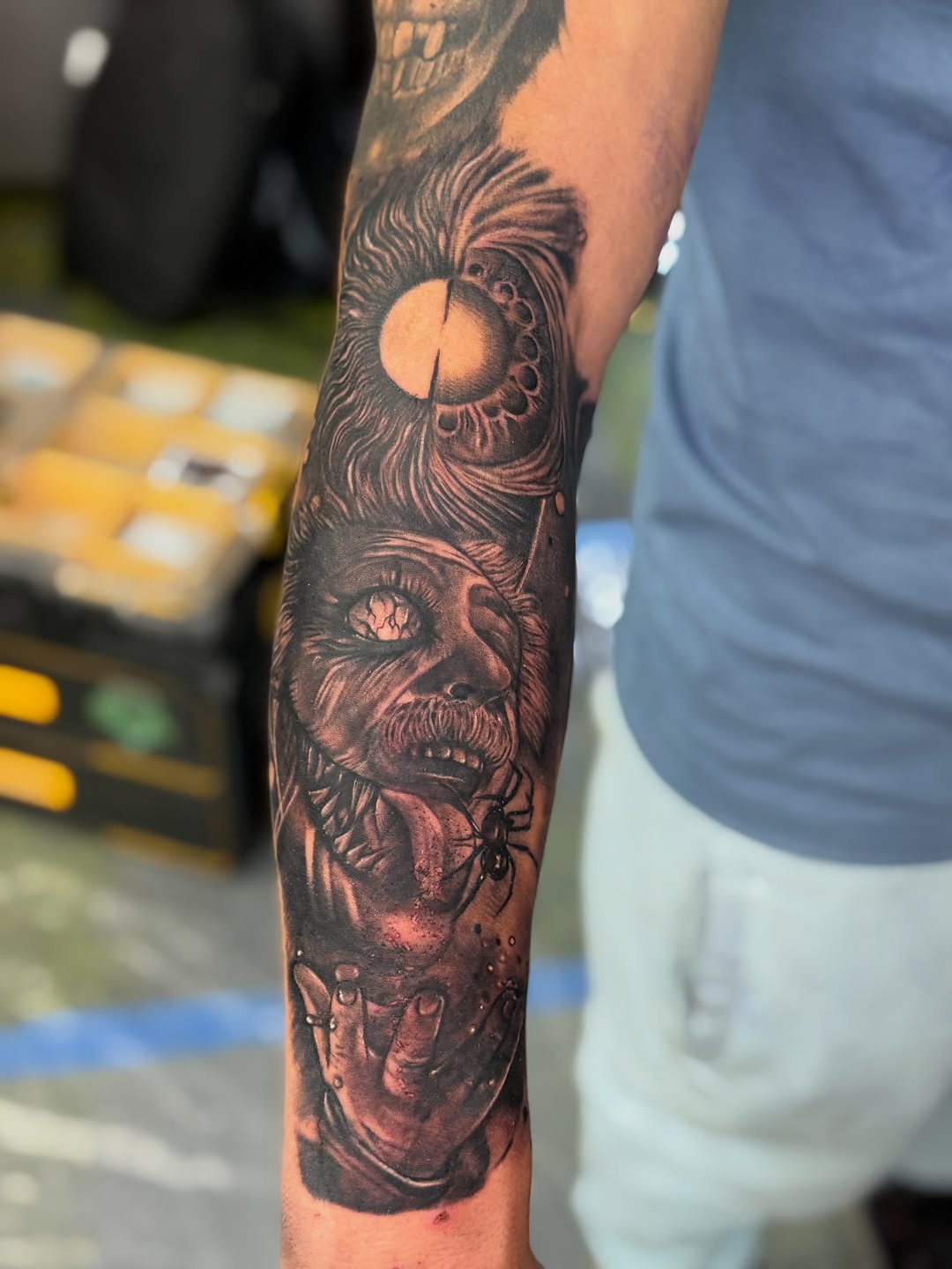 Tattoo by @tattoosbybatch — black_and_grey, realism