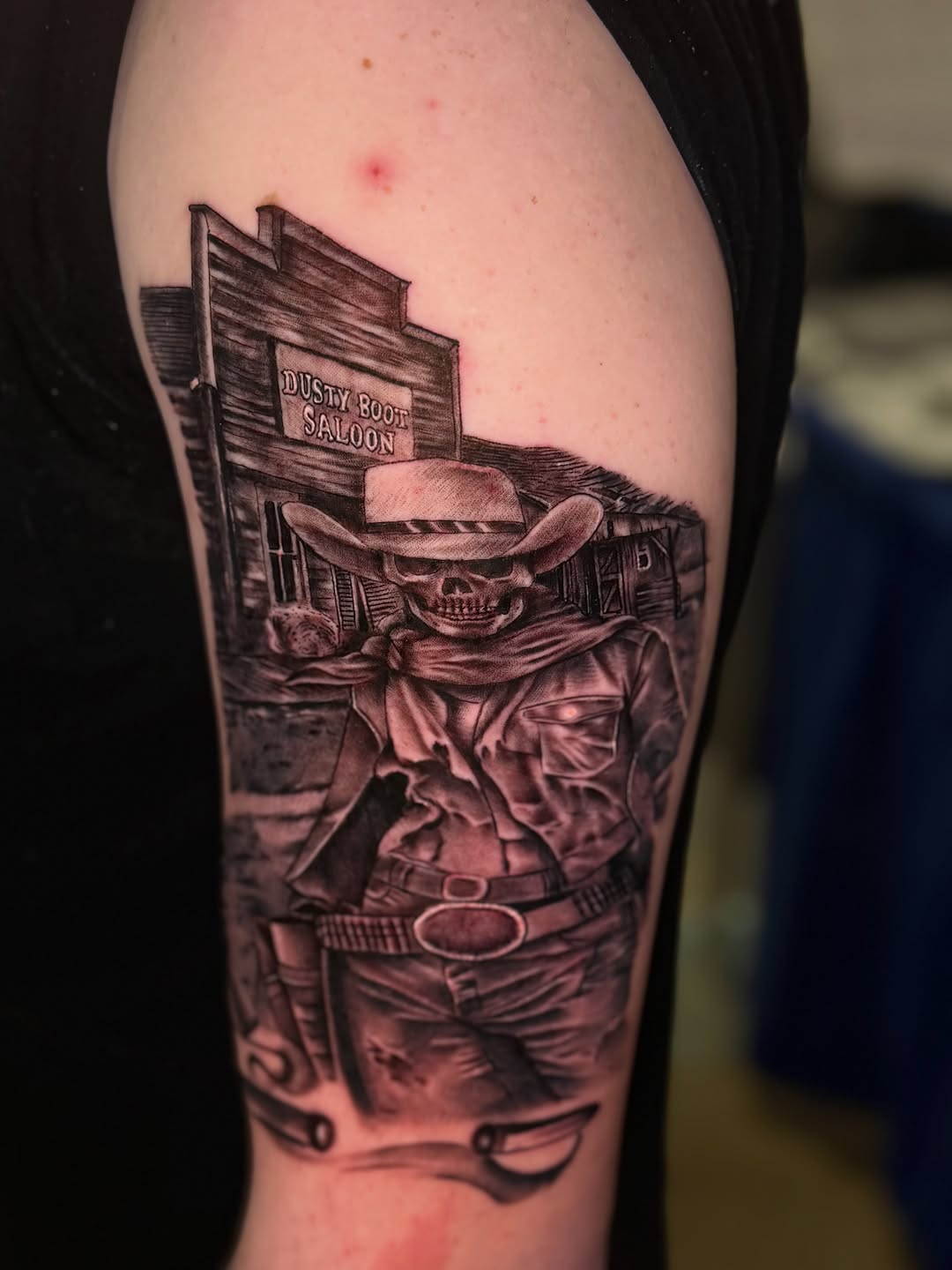 Tattoo by @tattoosbybatch — realism, black_and_grey