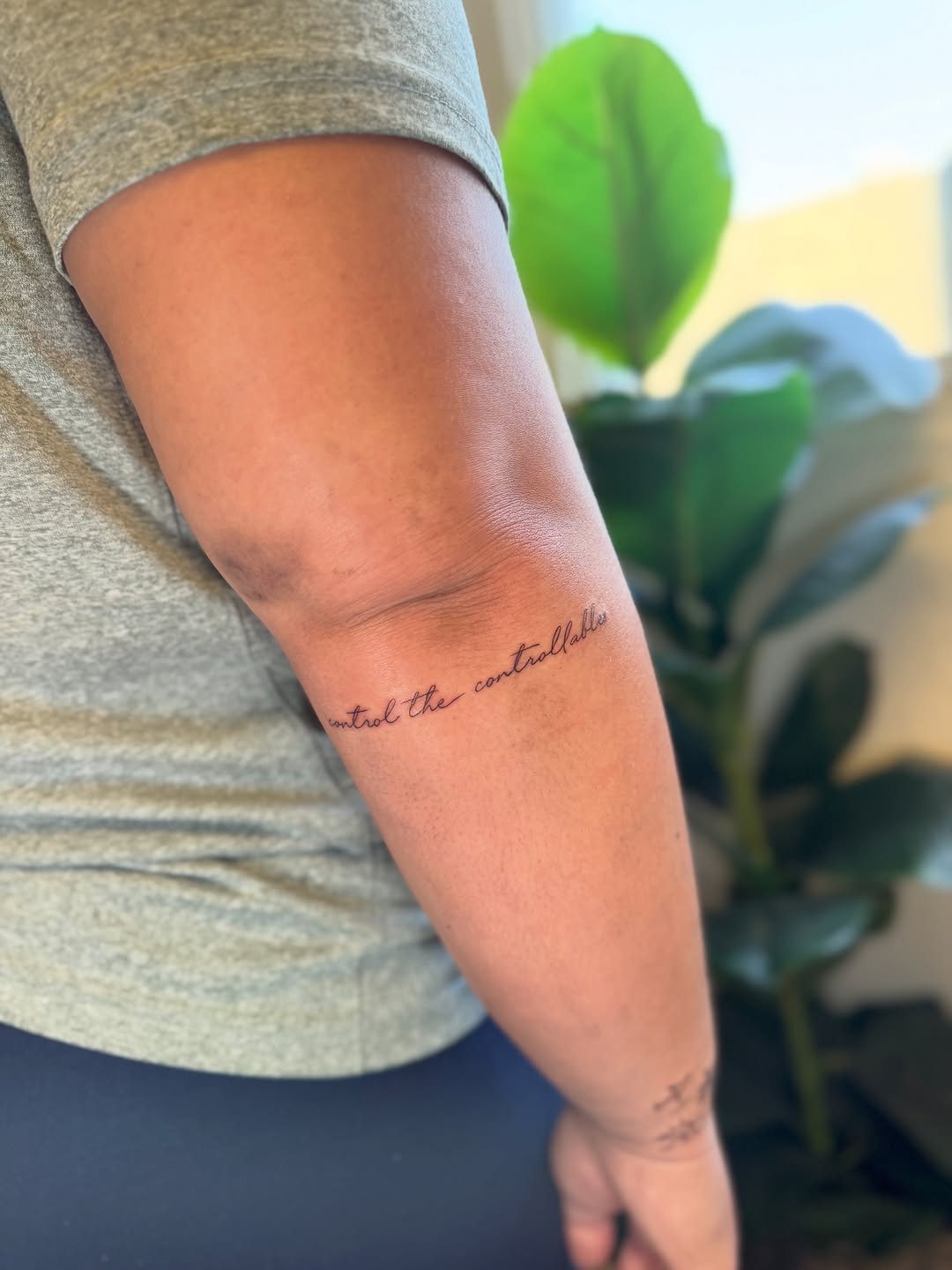 Tattoo by @demonica_ink666 — lettering_script, fine_line