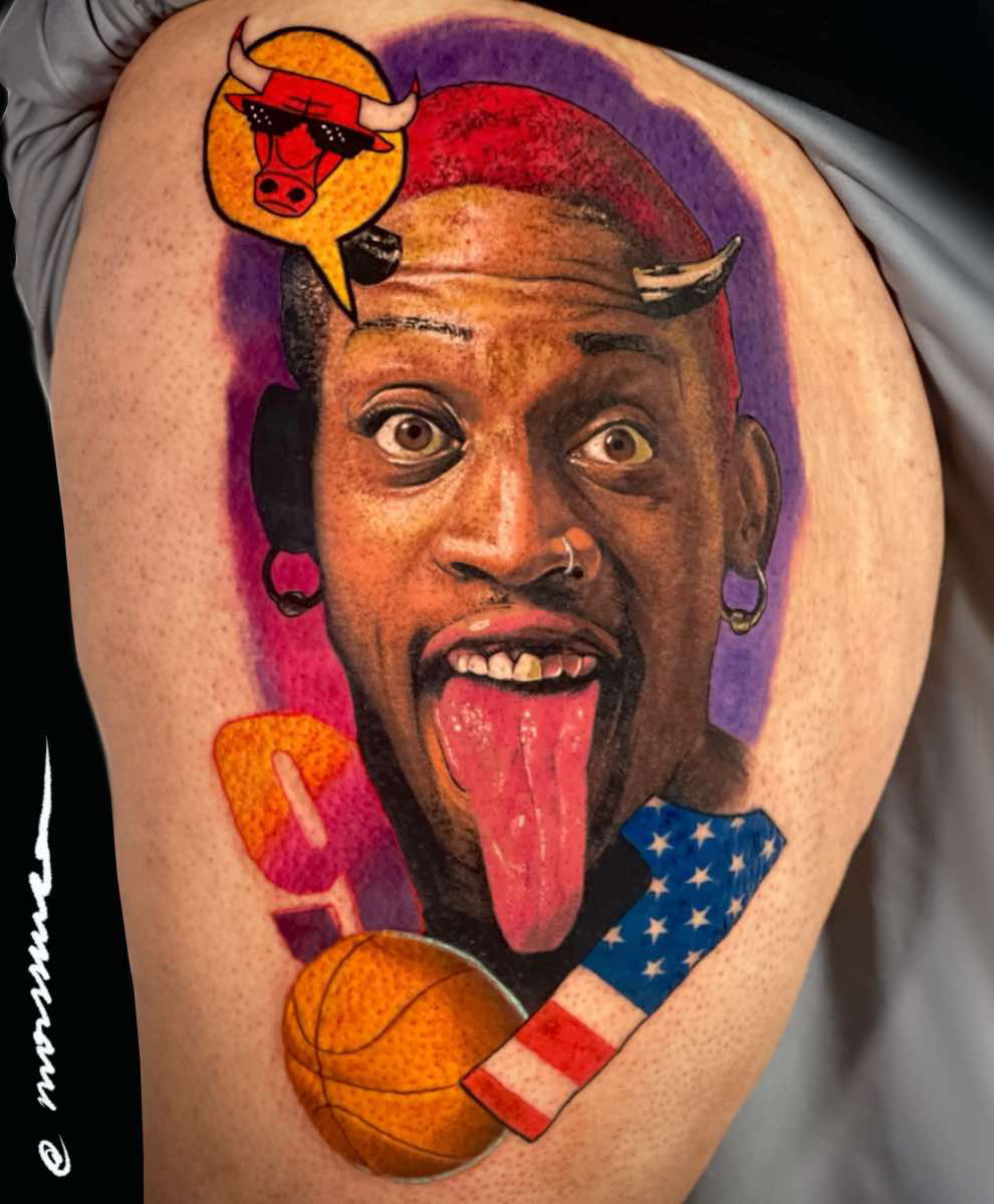 Tattoo by @morssuza — realism, trash_polka