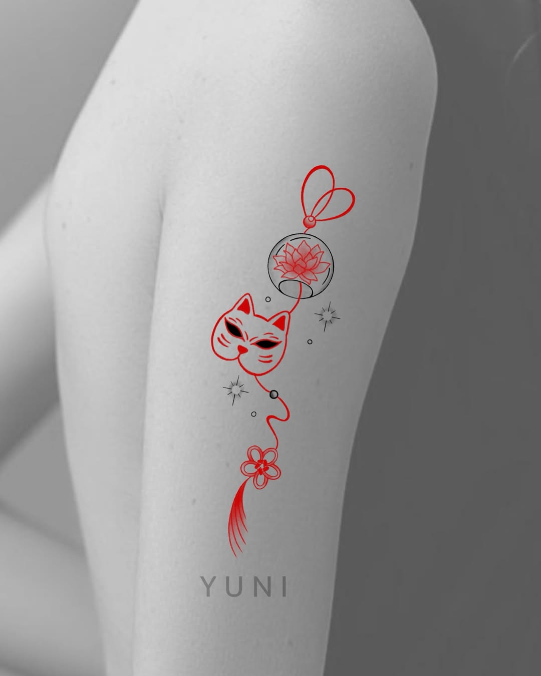 Tattoo by @yuni_tattooer β fine_line, minimalist