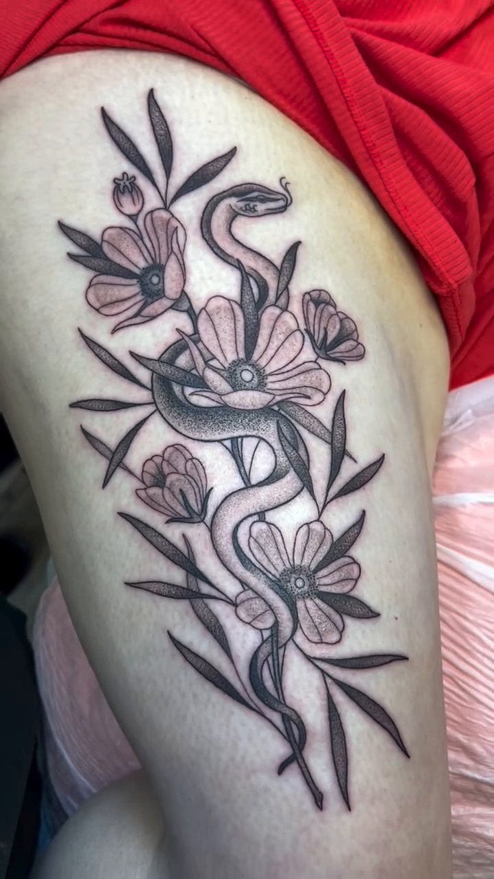 Tattoo by @midwestcrybaby — fine_line, black_and_grey