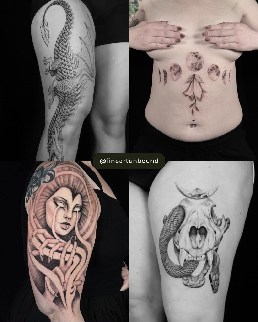 Tattoo by @fineartunbound — realism, black_and_grey