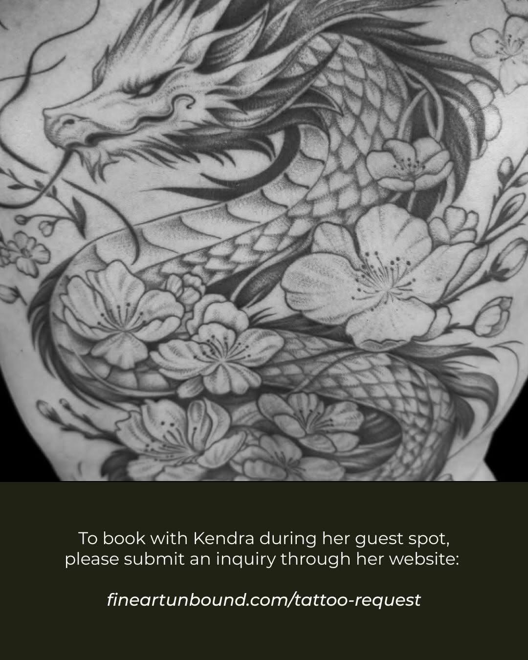 Tattoo by @fineartunbound — japanese_irezumi, black_and_grey