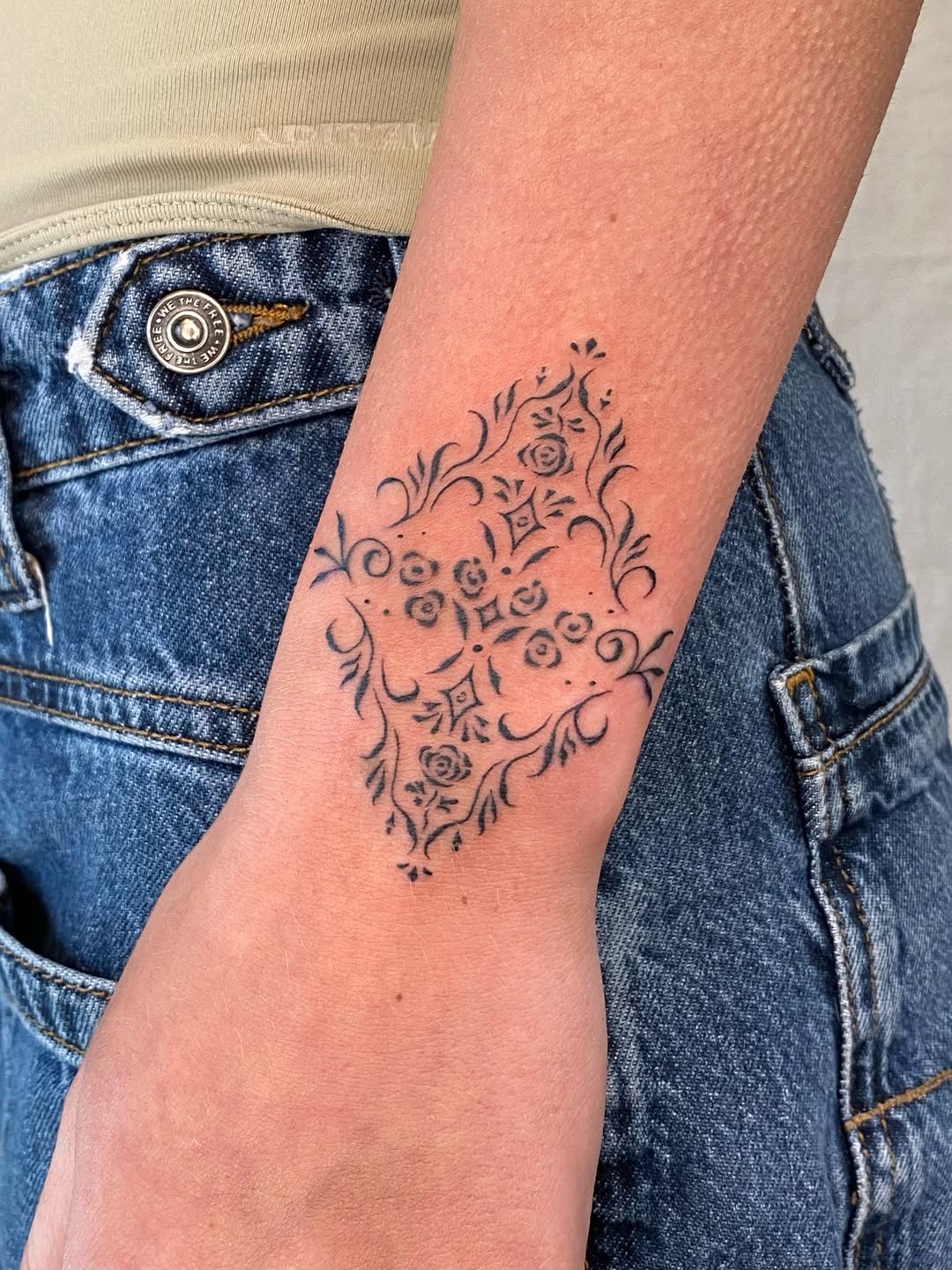 Tattoo by @sashinkatattoo — ornamental, fine_line
