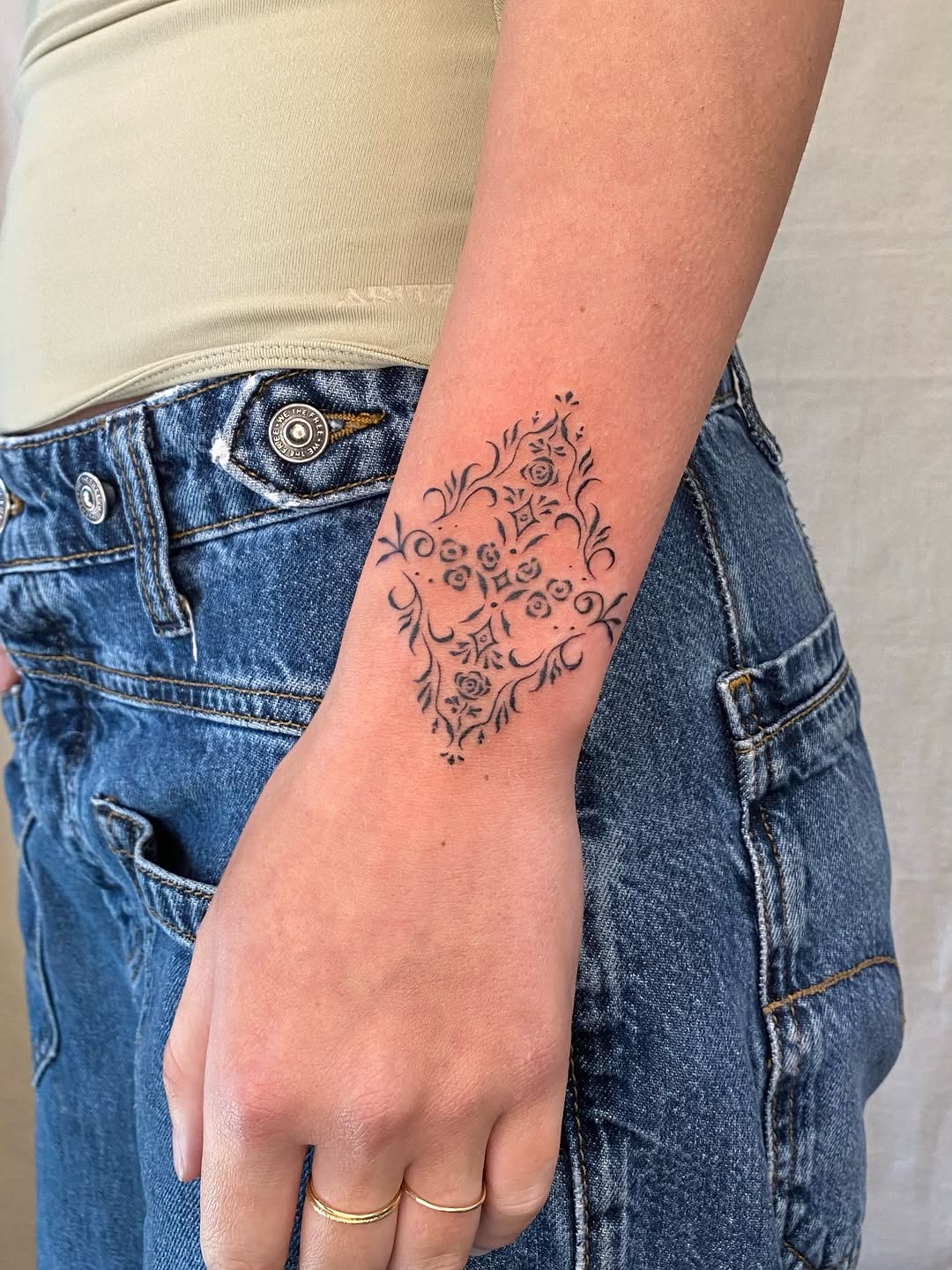 Tattoo by @sashinkatattoo — ornamental, fine_line