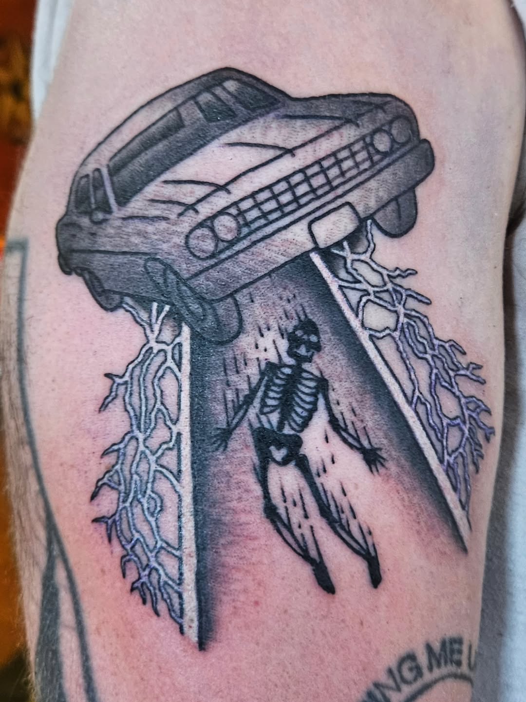 Tattoo by @owenmillertattoo — black_and_grey, dark_realism