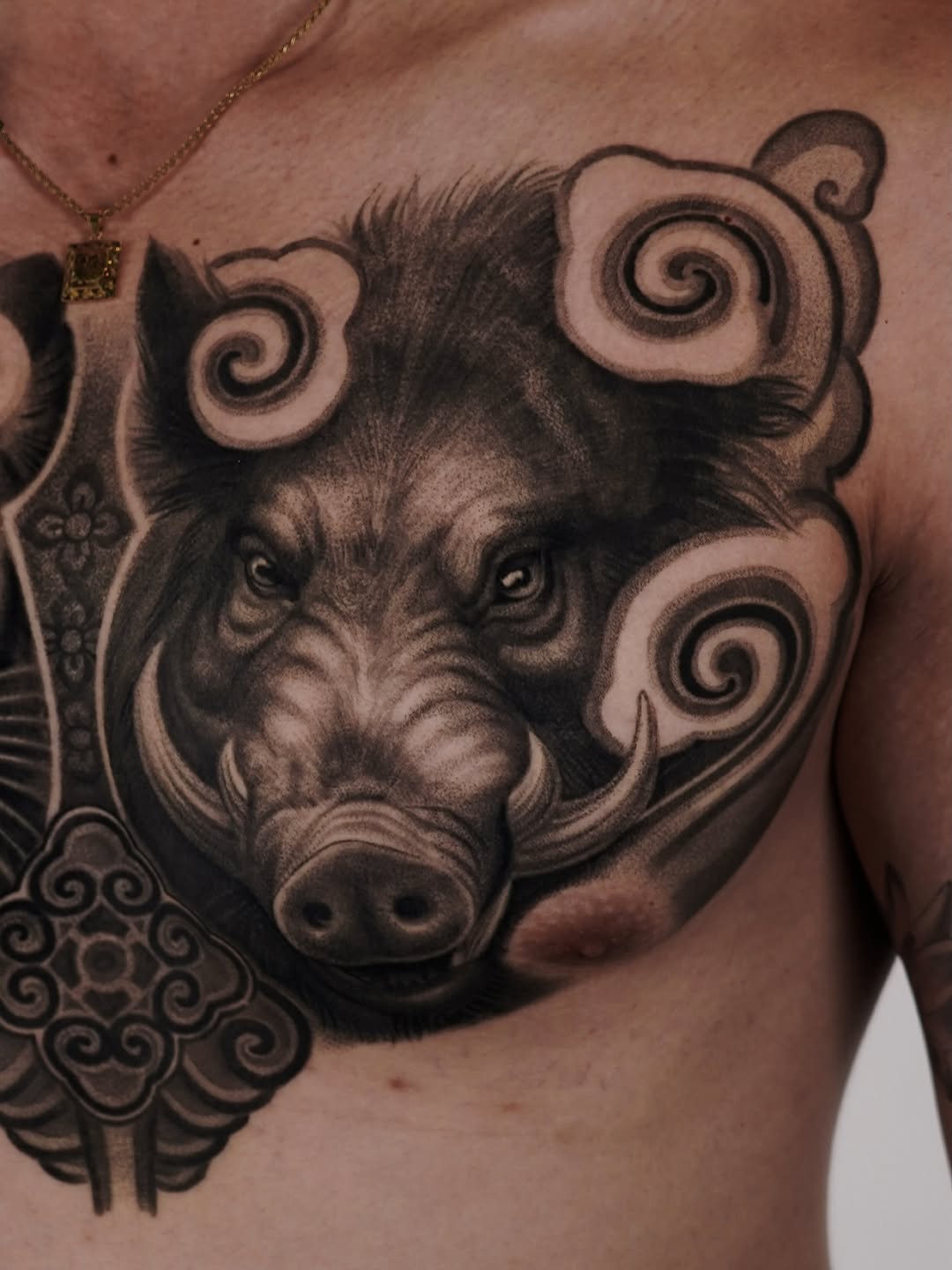 Tattoo by @henry_tatts — realism, black_and_grey
