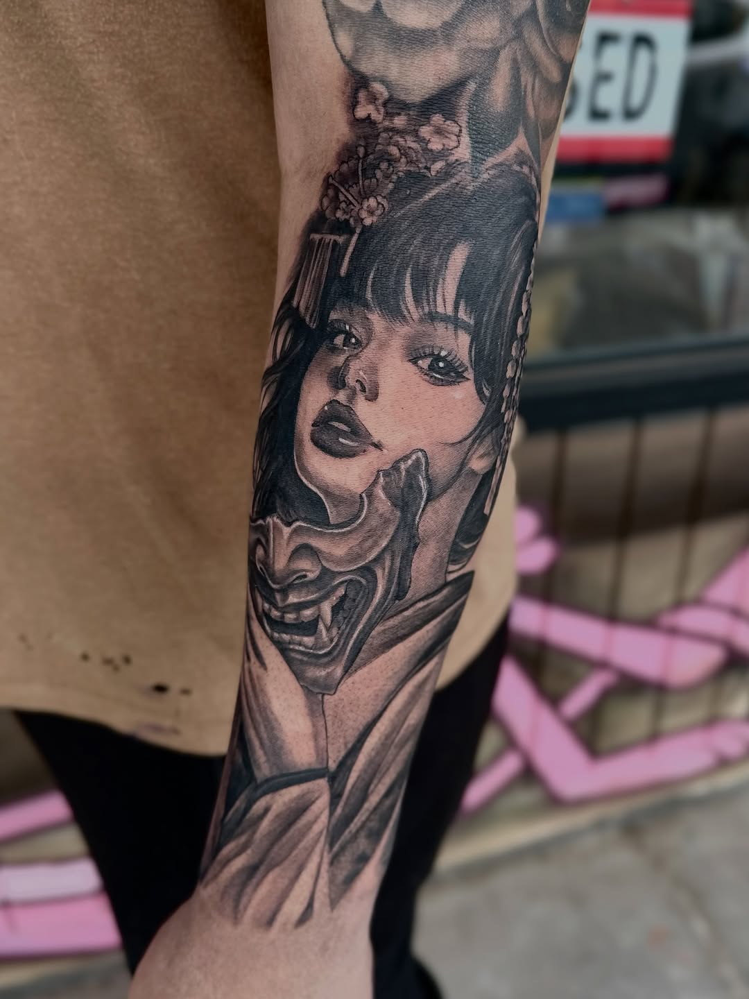 Tattoo by @mathildy — black_and_grey, realism