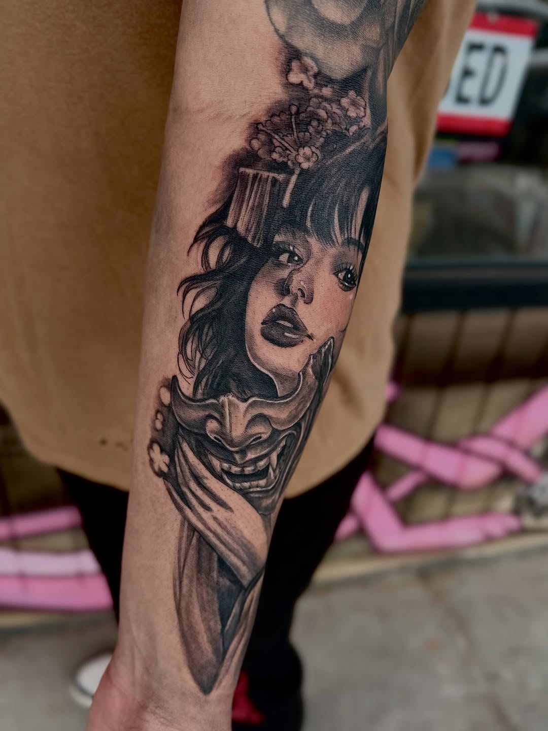 Tattoo by @mathildy — realism, black_and_grey