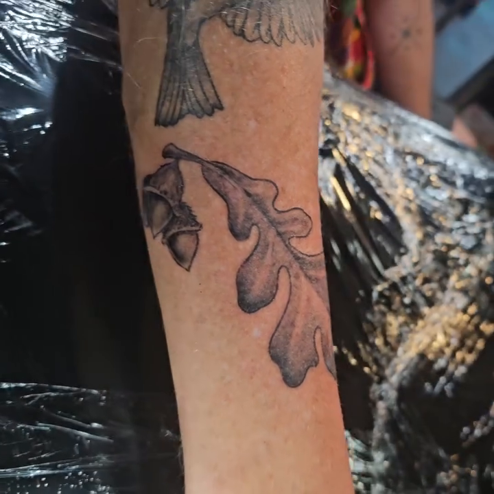 Tattoo by @remnantironandart — dotwork, black_and_grey