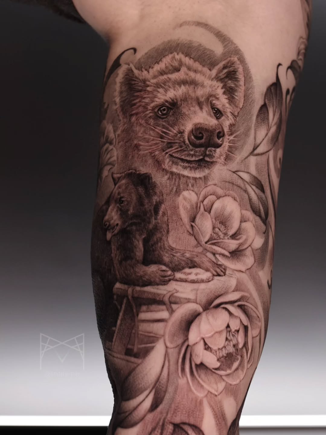 Tattoo by @mani.art.ne — realism, black_and_grey
