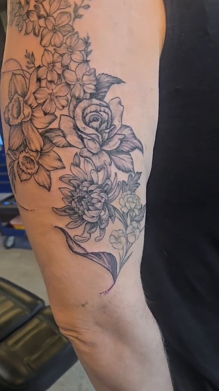 Tattoo by @isolationtattoos — fine_line, black_and_grey