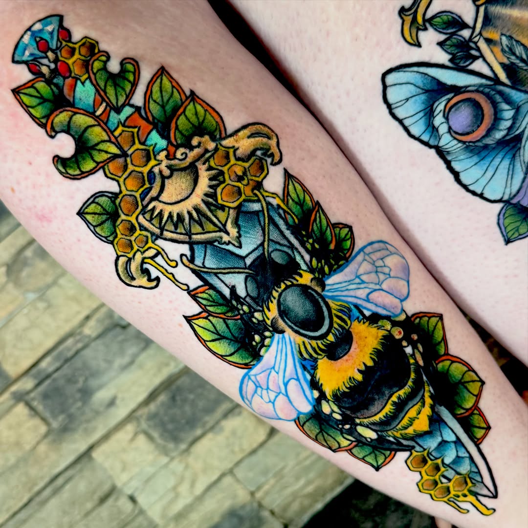 Tattoo by @drmcfrankenstein — neo_traditional, realism