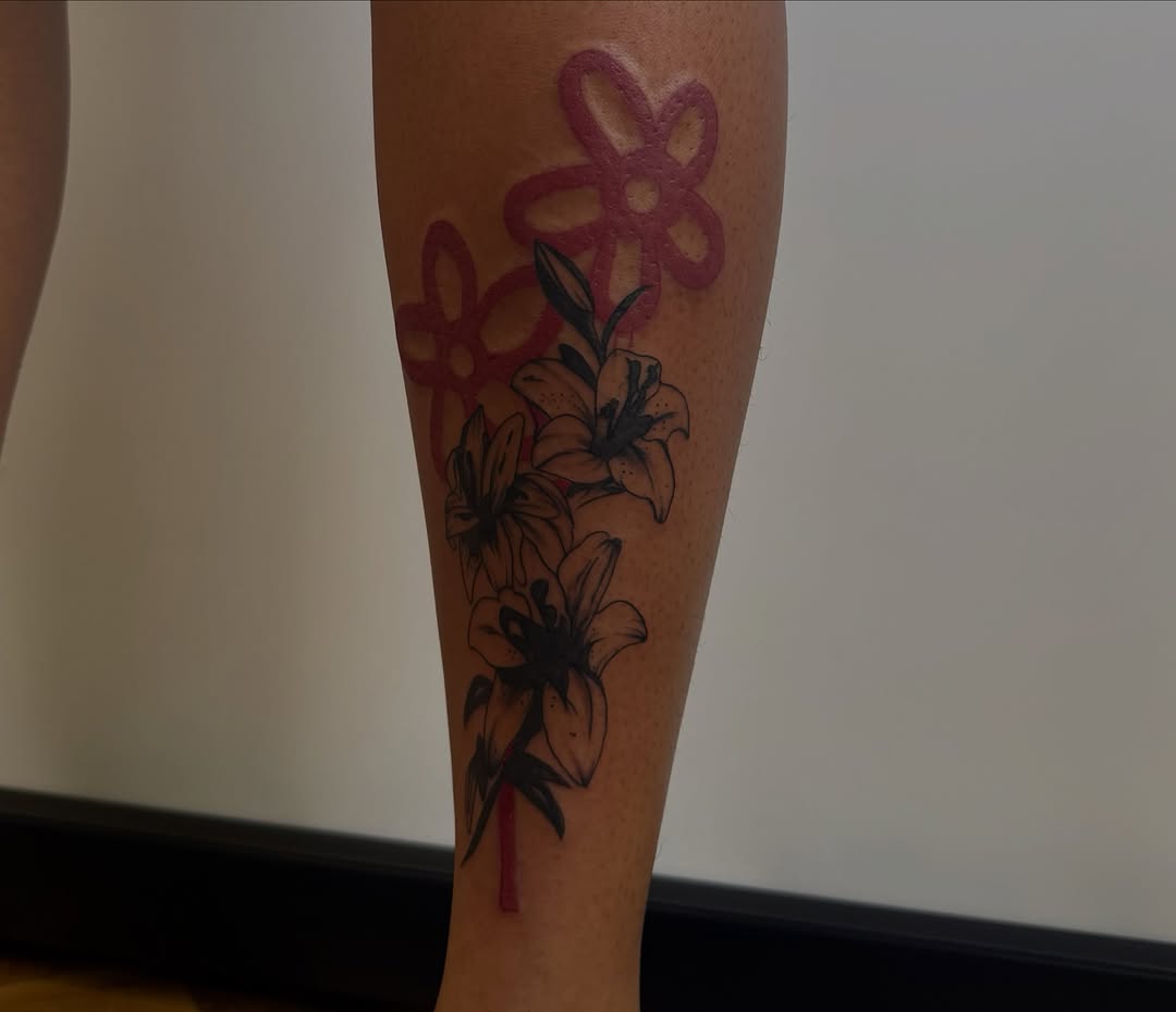 Tattoo by @islestattoos — black_and_grey, fine_line