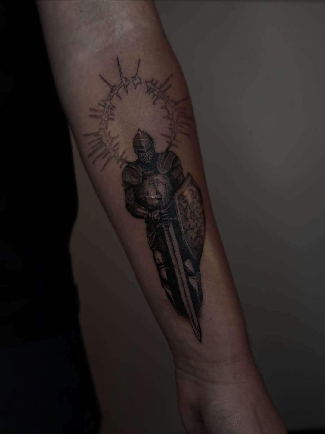 Tattoo by @brandonshelbyart — black_and_grey, realism