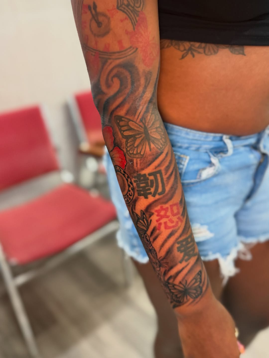 Tattoo by @inkbyjaee — black_and_grey, lettering_script