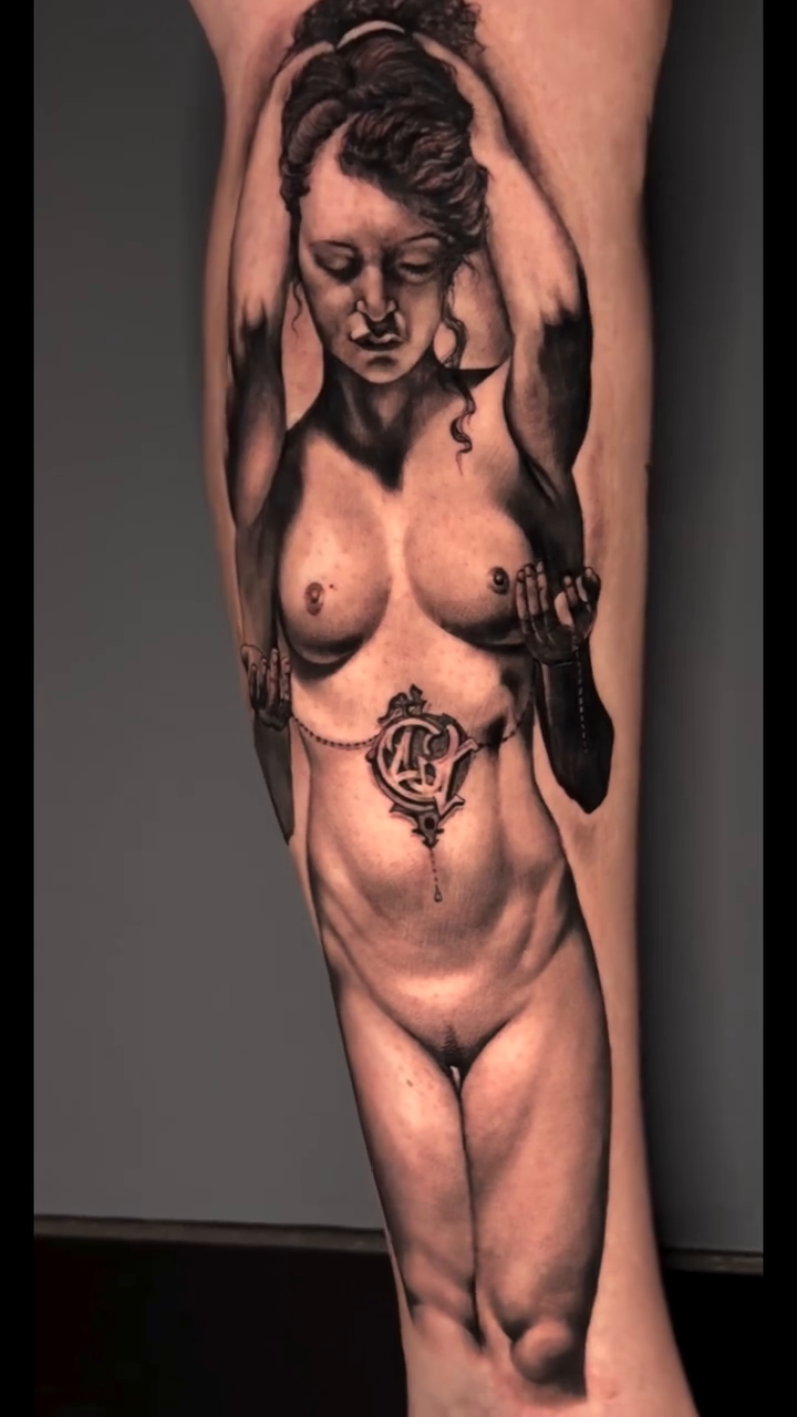Tattoo by @leftycolbert_official — realism, black_and_grey