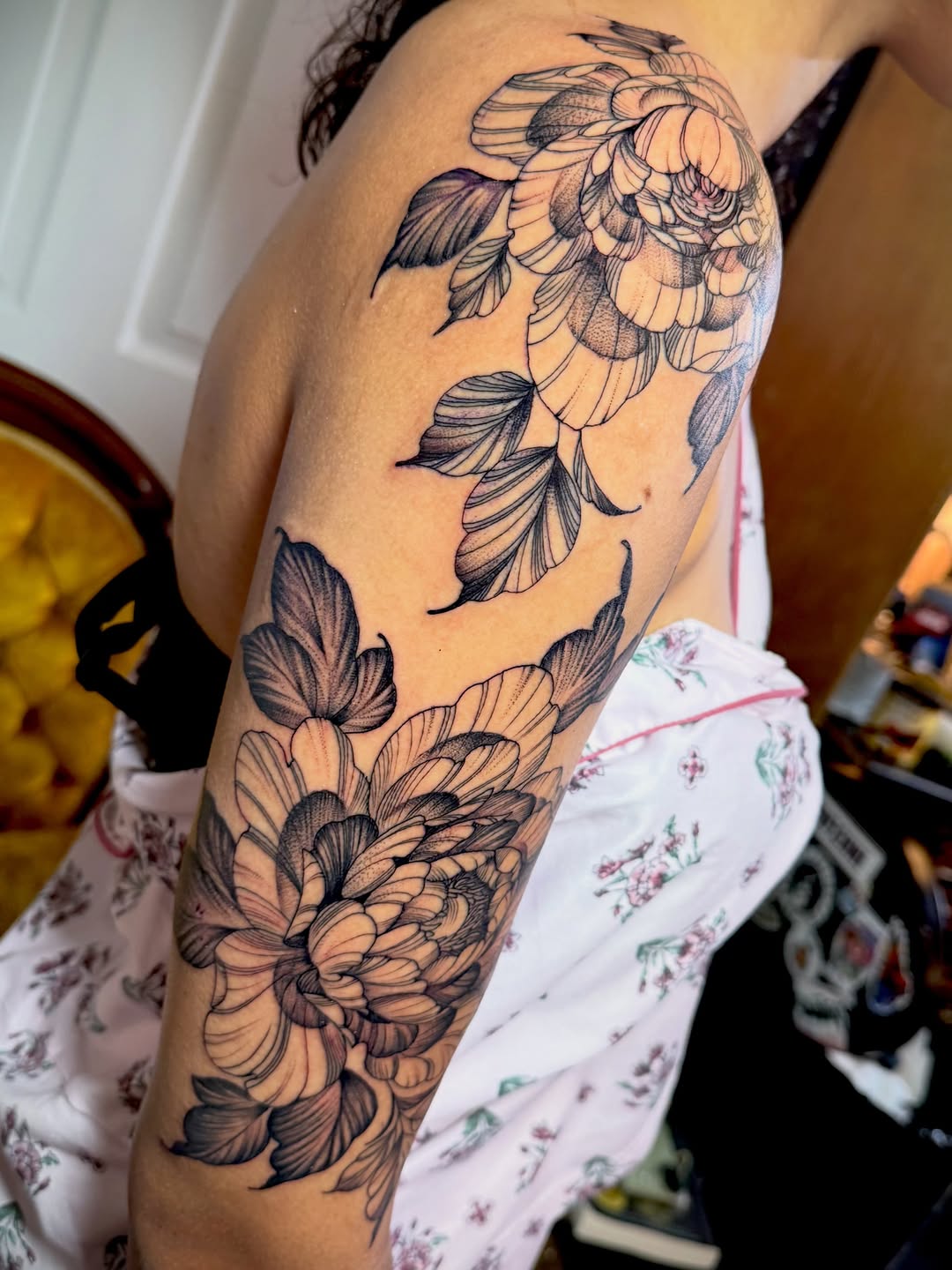 Tattoo by @uncommoncreature — black_and_grey, illustrative