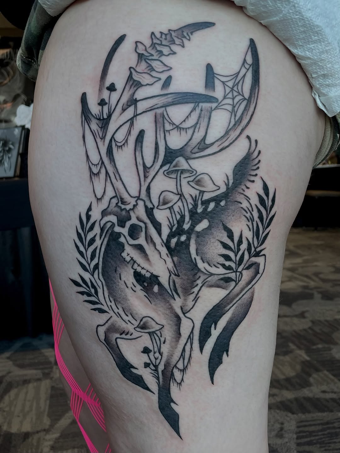 Tattoo by @prettyugly.sem — black_and_grey, dark_realism